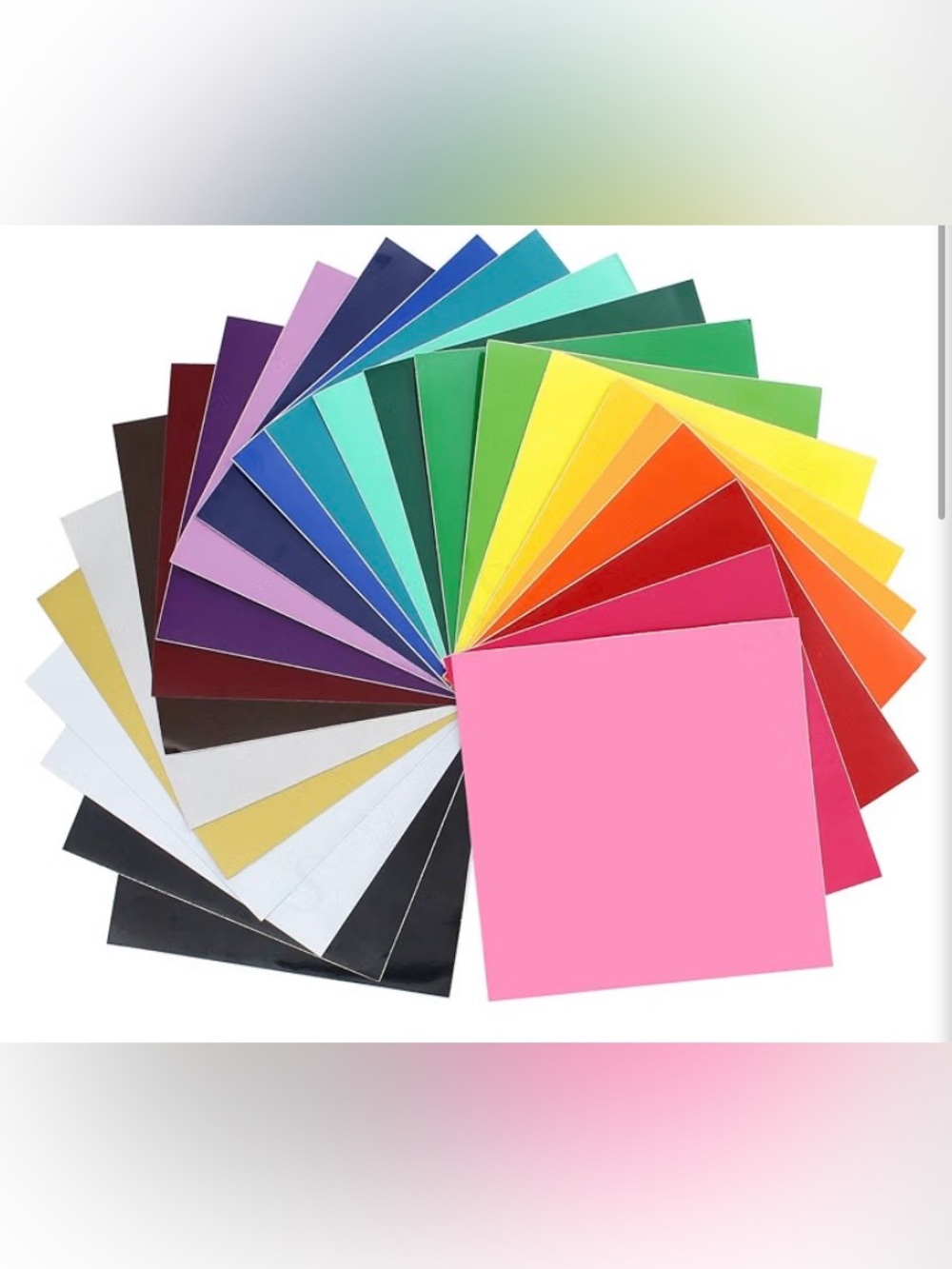 ORACAL 651 Glossy Vinyl - 24 Pack of Top Colors - 12"x 12" Sheets for crafting
